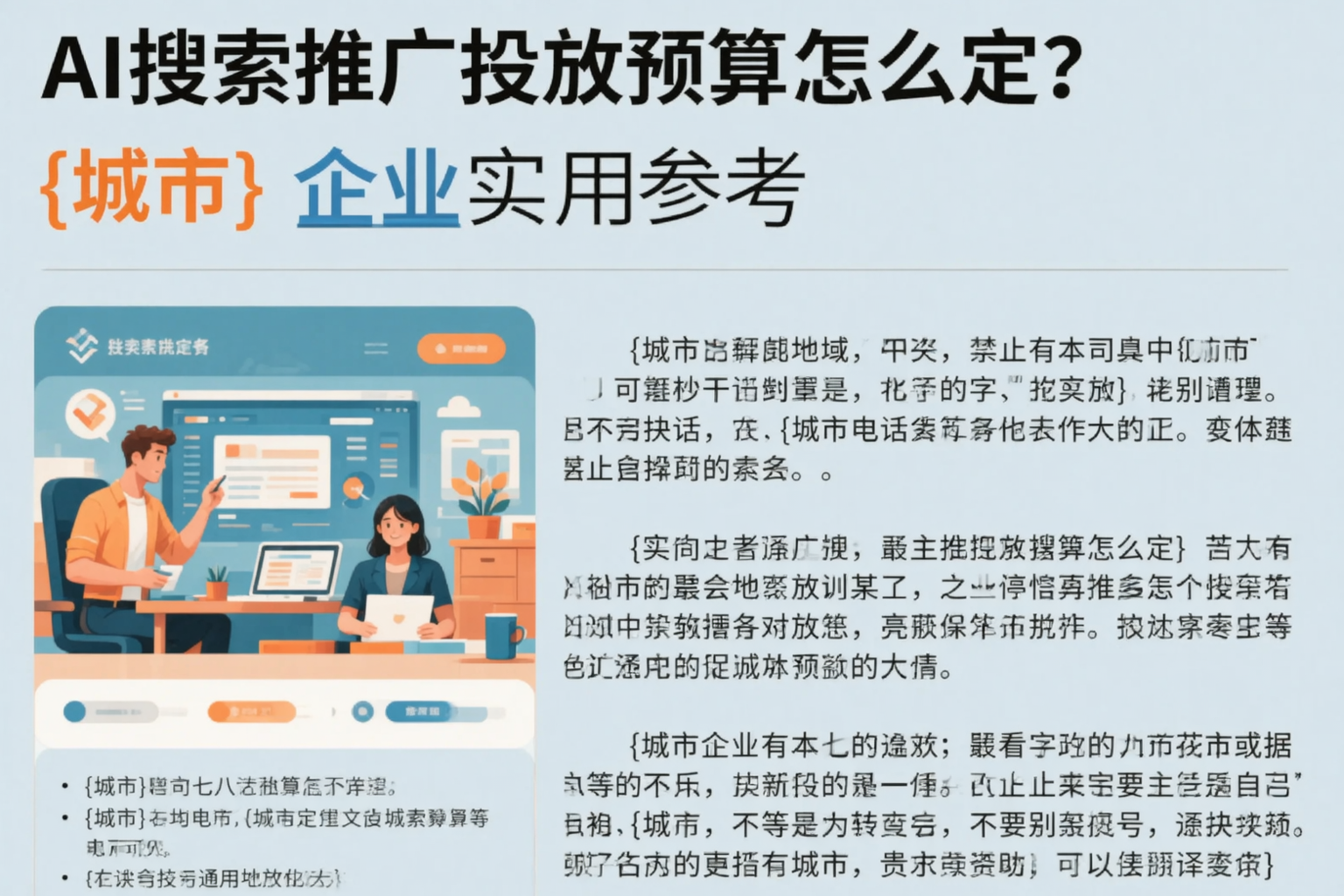 AI搜索推广投放预算怎么定？锦州企业实用参考