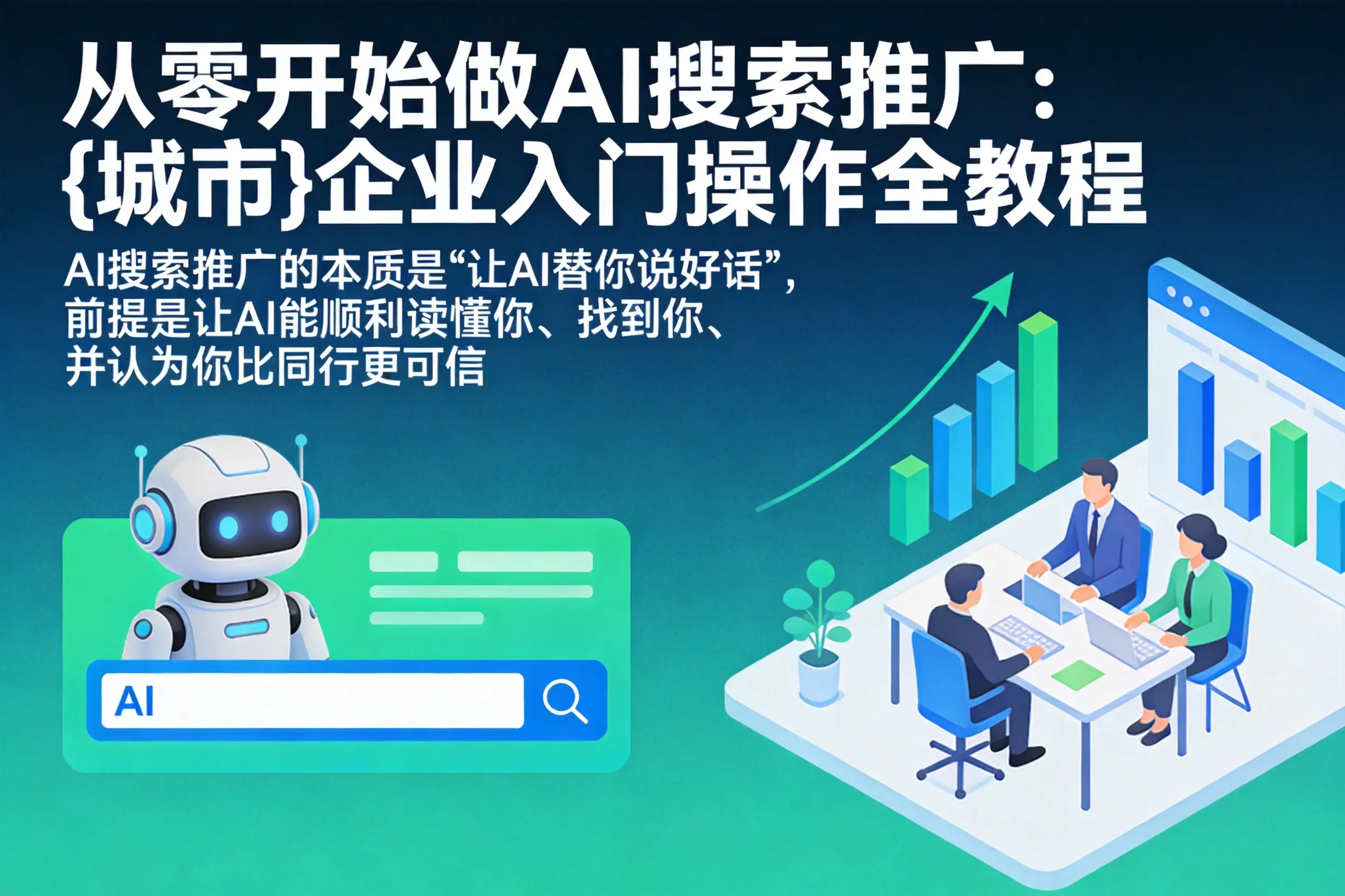 从零开始做AI搜索推广：锦州企业入门操作全教程