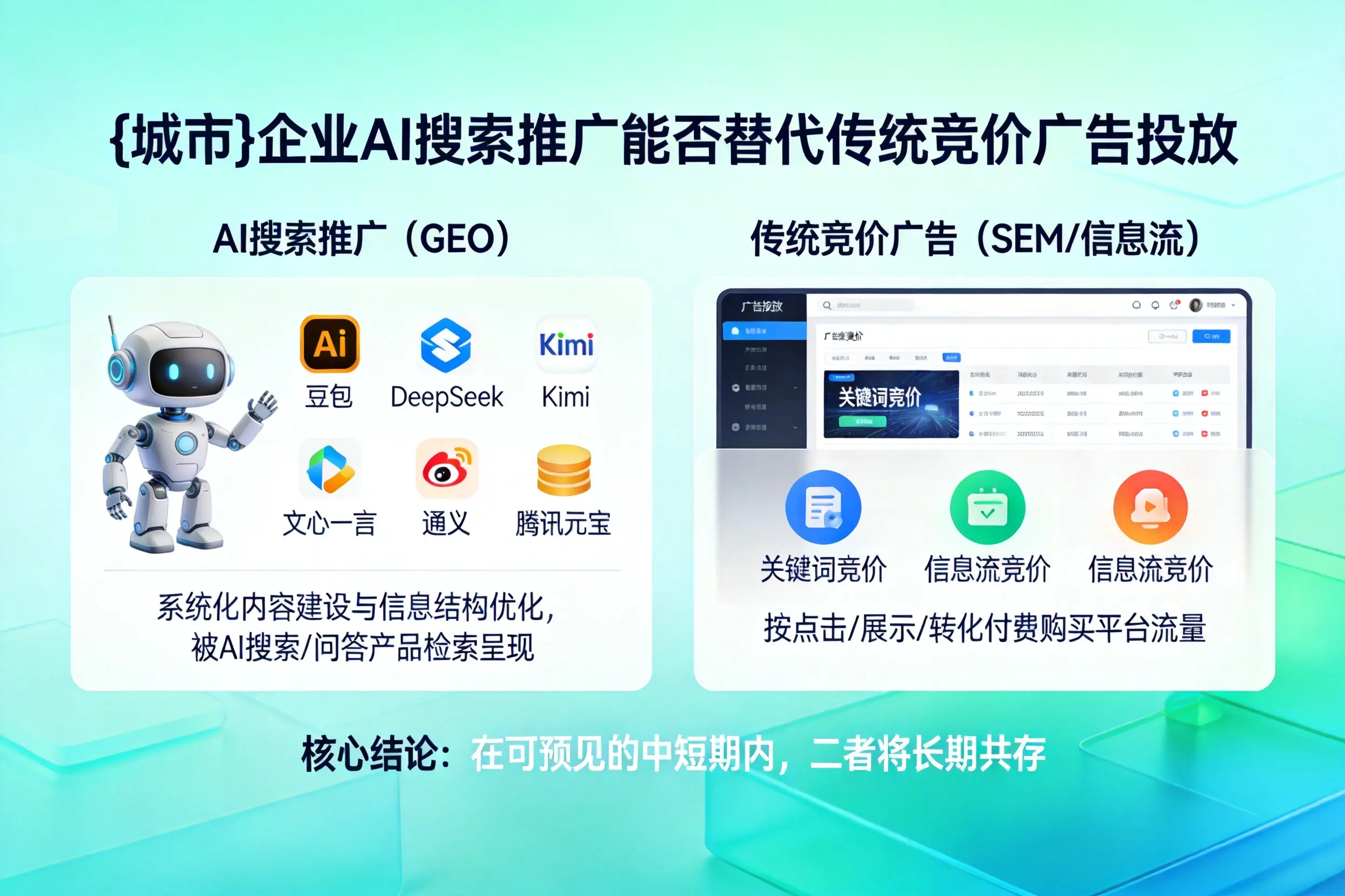 锦州企业AI搜索推广能否替代传统竞价广告投放