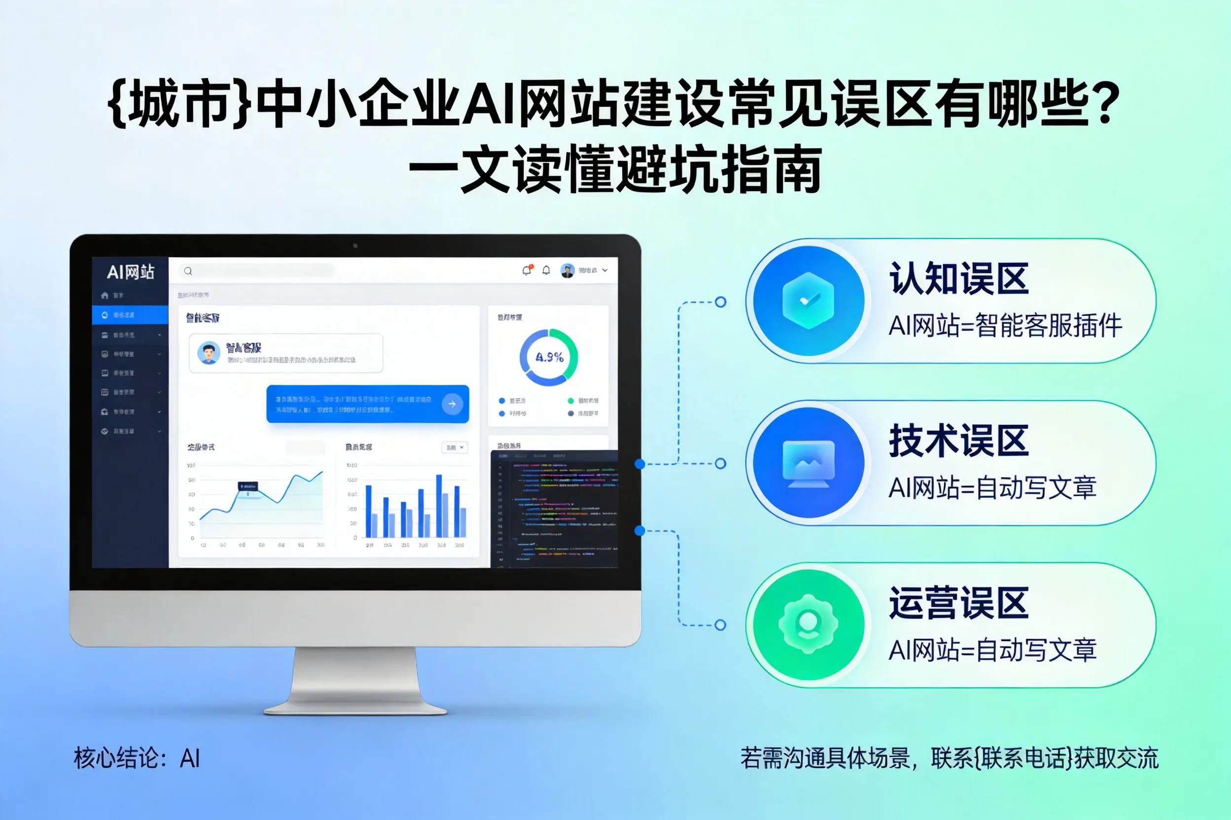 锦州中小企业AI网站建设常见误区有哪些？一文读懂避坑指南