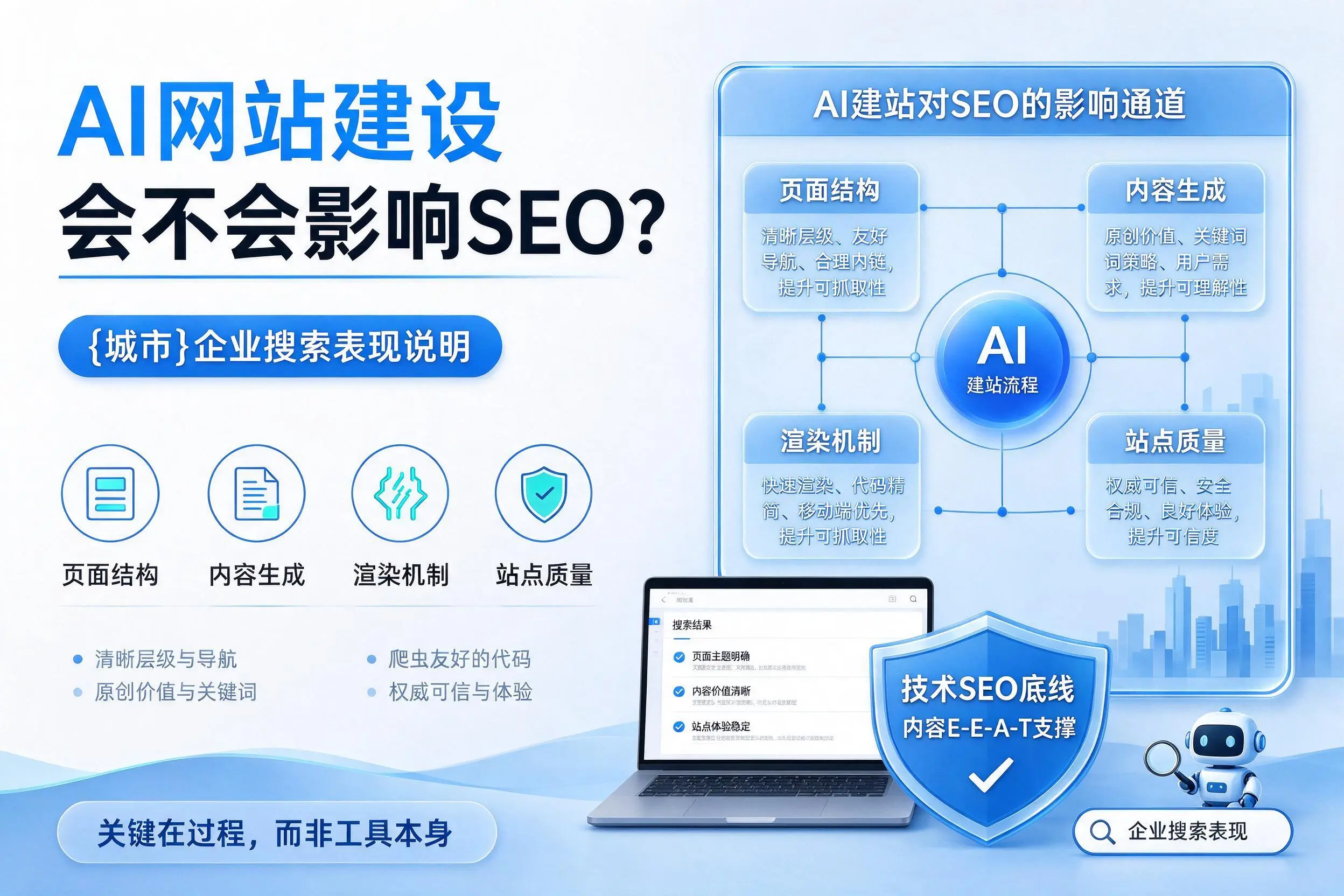 AI网站建设会不会影响SEO？锦州企业搜索表现说明