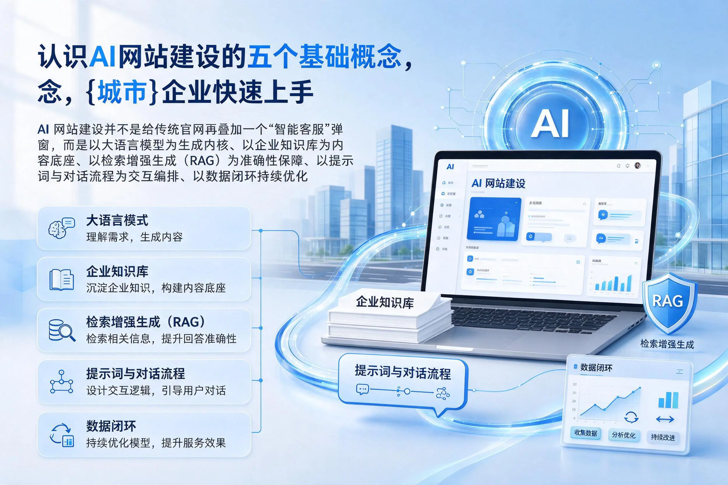 认识AI网站建设的五个基础概念，锦州企业快速上手