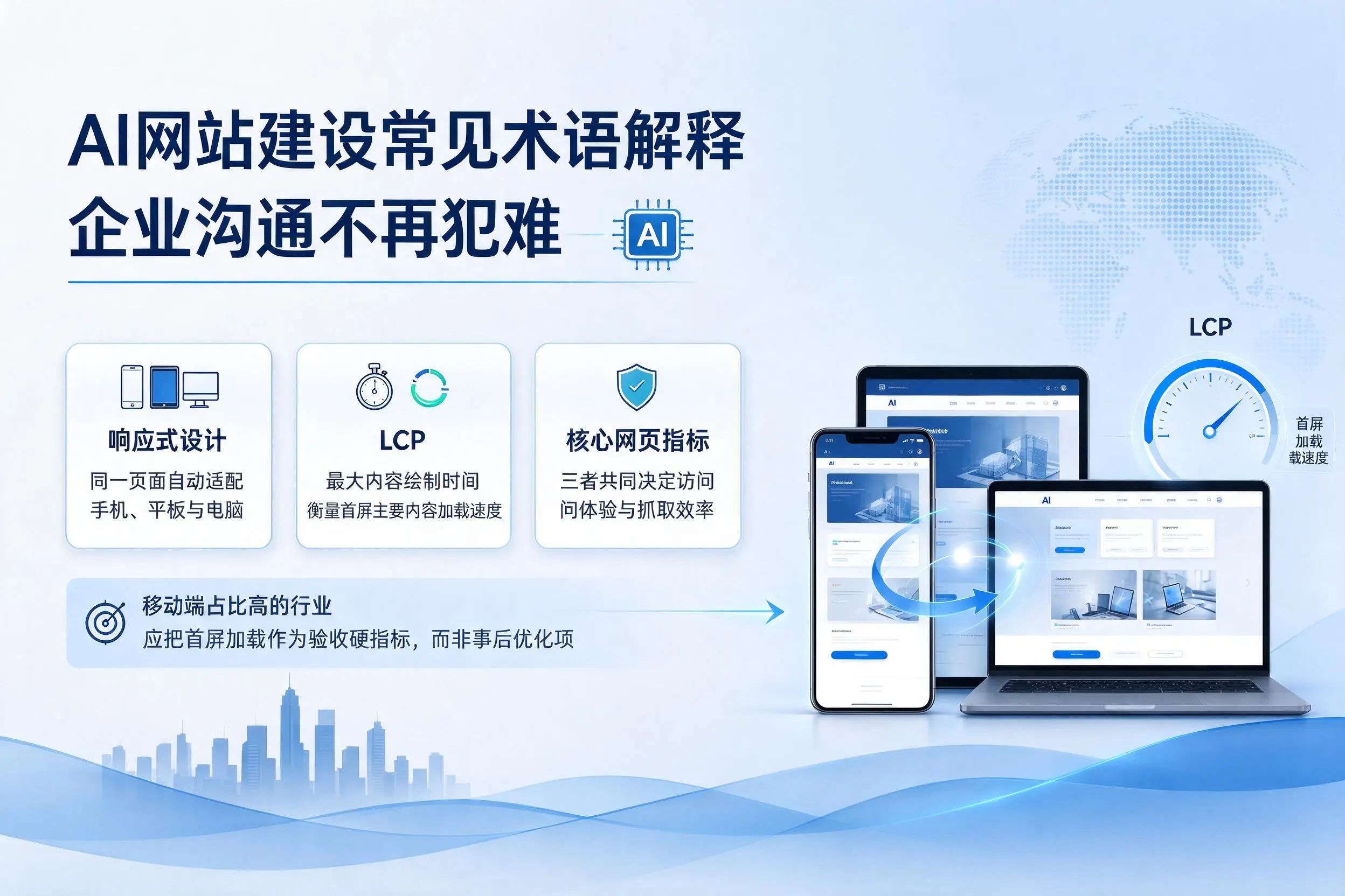 AI网站建设常见术语解释,锦州企业沟通不再犯难