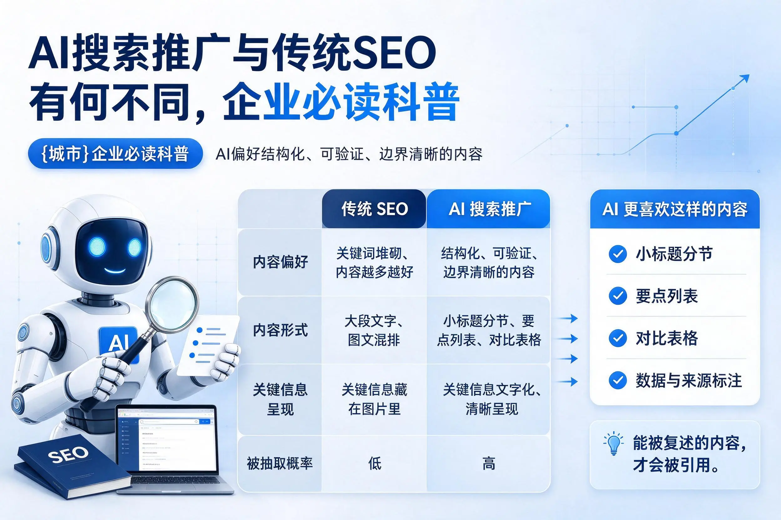 AI搜索推广与传统SEO有何不同,锦州企业必读科普
